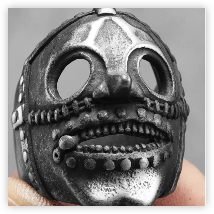 Unisex Punk Skull Ring – Vintage Gothic Style Stainless Steel Jewelry for Men & Women, Wholesale Available