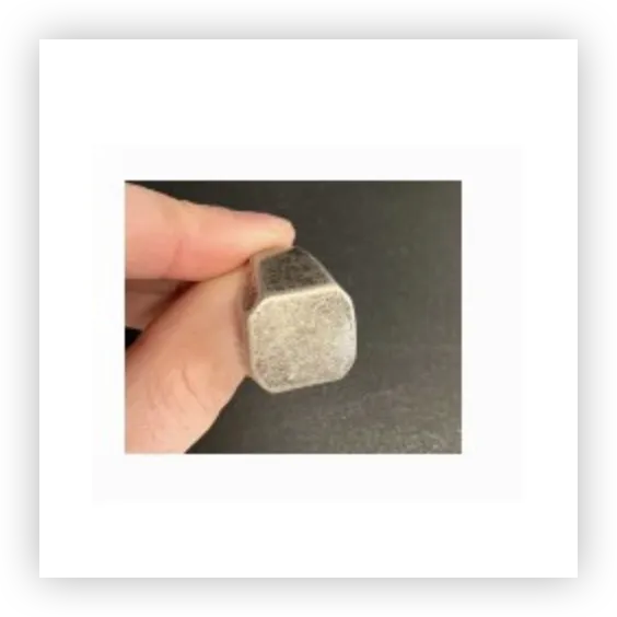 Square Glossy Titanium Steel Ring – Minimalist INS Style Fashion Jewelry for Men & Women, Wholesale Available