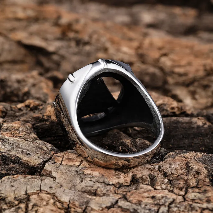 Valknut Viking Triangle Ring – Norse Mythology Titanium Steel Jewelry for Men, Nordic Symbol Wholesale