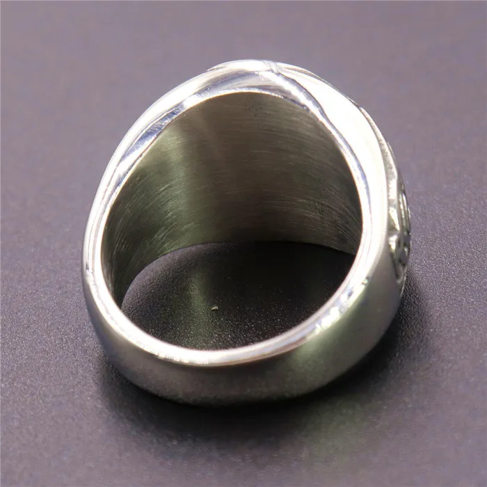 Viking Cross Ring for Men – Vintage Stainless Steel Norse-Inspired Band, Gothic Warrior Jewelry Wholesale