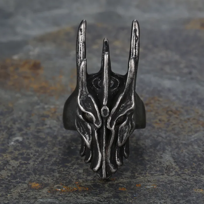 Knuckle-Inspired Skull Ring – Titanium Steel Men’s Gothic Fashion Jewelry, Bold Street Style Wholesale