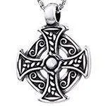 Celtic Knot Pendant – Vintage Stainless Steel High-Polish Norse-Style Necklace, Symbolic Jewelry Wholesale