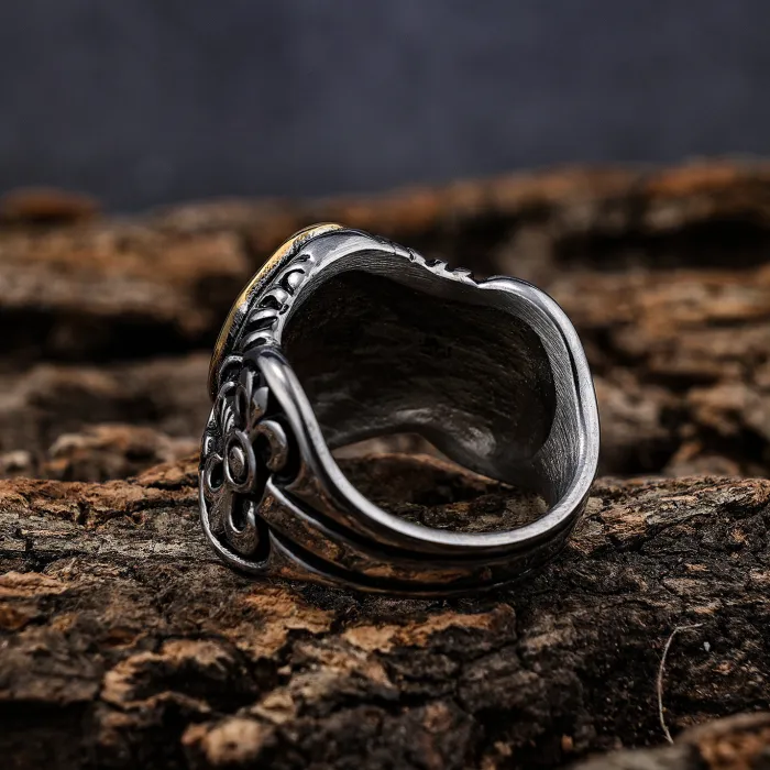 Hip-Hop Freemason Cross Ring – Gothic Street Style Unisex Titanium Steel Symbolic Jewelry Wholesale