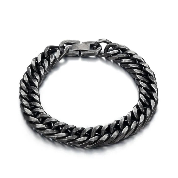 Men’s Braided Leather Bracelet – Handmade Rope Wristband with Stainless Steel Magnetic Clasp, Wholesale Fashion Jewelry