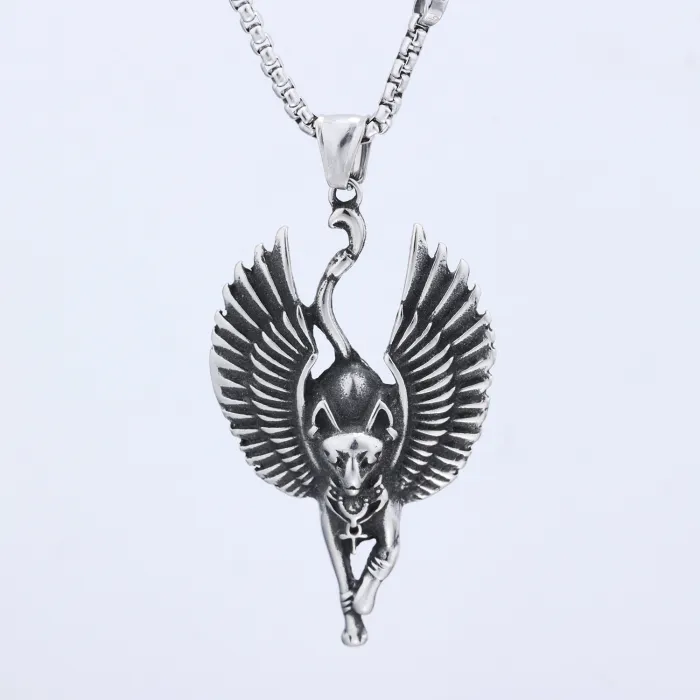 Cute Fox Pendant – Animal Series Stainless Steel Necklace for Women & Men
