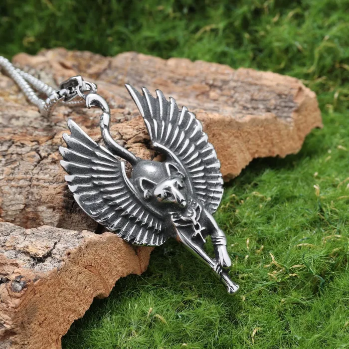 Cute Fox Pendant – Animal Series Stainless Steel Necklace for Women & Men