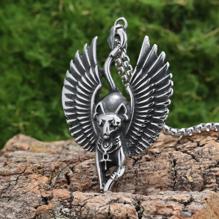 Cute Fox Pendant – Animal Series Stainless Steel Necklace for Women & Men