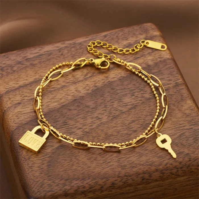 Daisy Flower Chain Bracelet – Korean Style Gold Jewelry for Women | Cute & Feminine | Wholesale