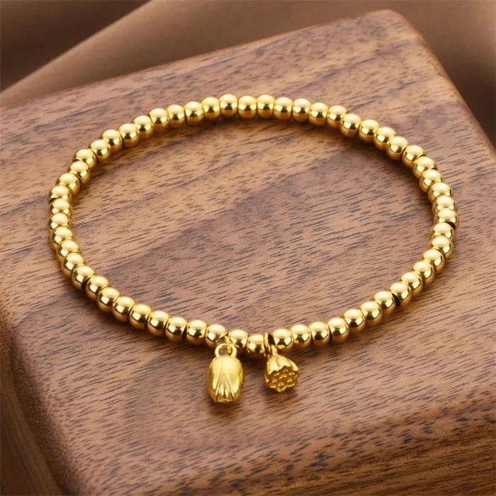 Korean Bohemian Style Titanium Steel Bracelet – Elegant Tarnish-Free Jewelry for Women