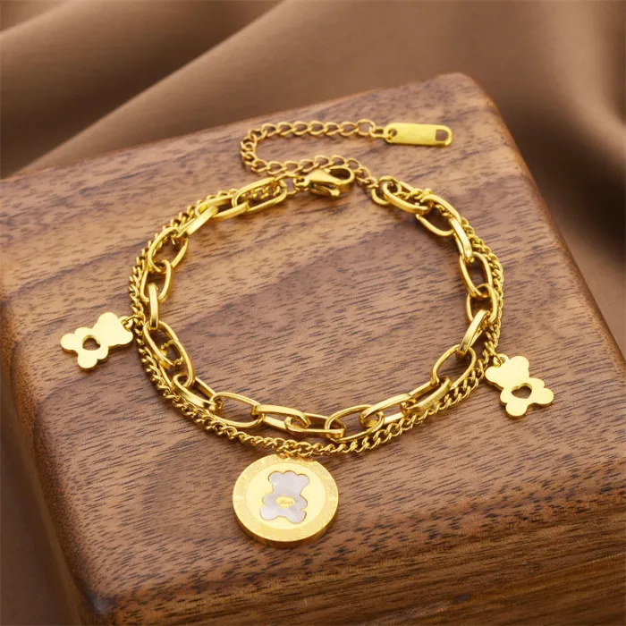 Bohemian Style Titanium Steel Bracelet – Korean Fashion Tarnish-Free Women’s Jewelry