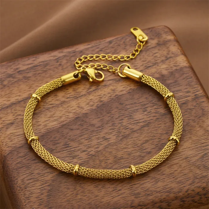 Bohemian Style Titanium Steel Bracelet – Korean Fashion Tarnish-Free Women’s Jewelry