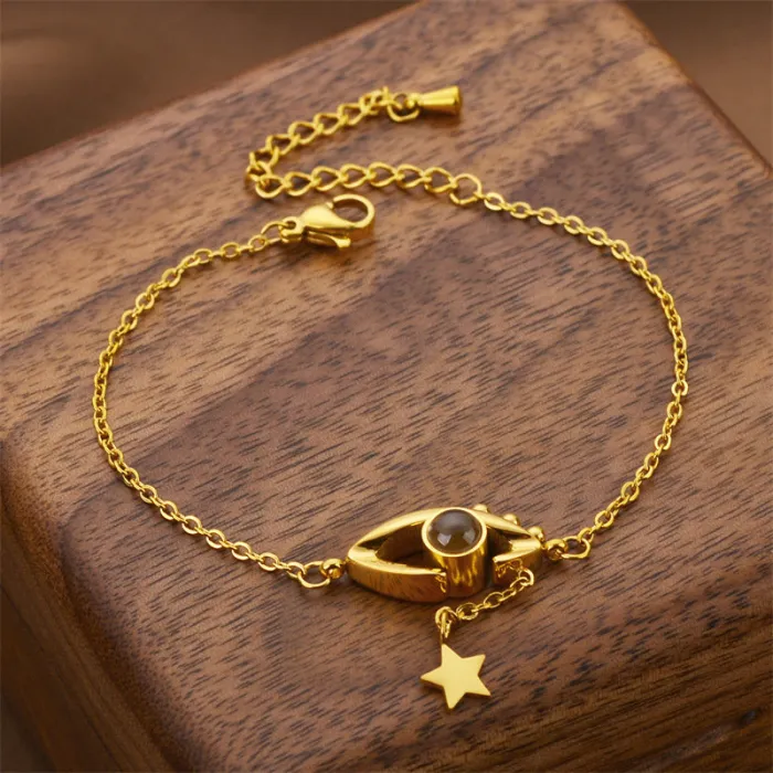Korean Bohemian Style Women's Bracelet – Titanium Steel, Fade-Resistant, Versatile Fashion Jewelry