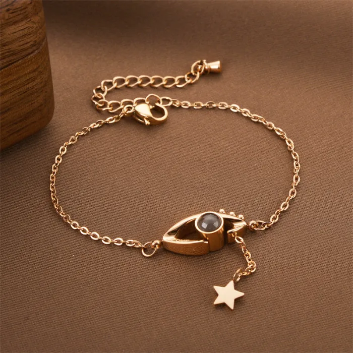 Korean Bohemian Style Women's Bracelet – Titanium Steel, Fade-Resistant, Versatile Fashion Jewelry