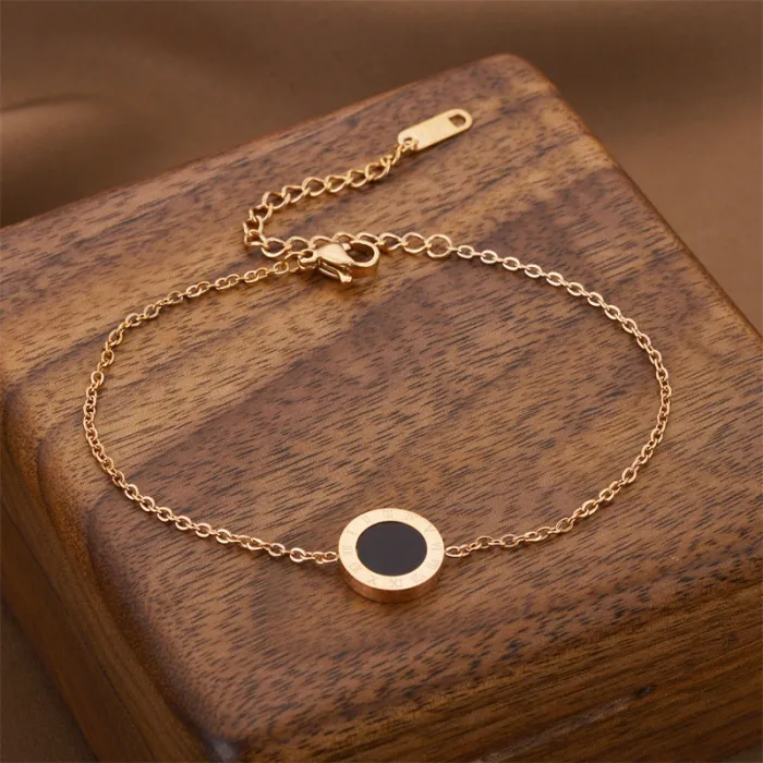 Bohemian Style Titanium Steel Bracelet – Korean Fashion, Women's Fade-Resistant Jewelry