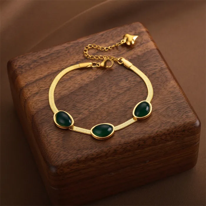  Korean Bohemian Style Titanium Steel Women's Bracelet – Fade-Resistant Everyday Jewelry