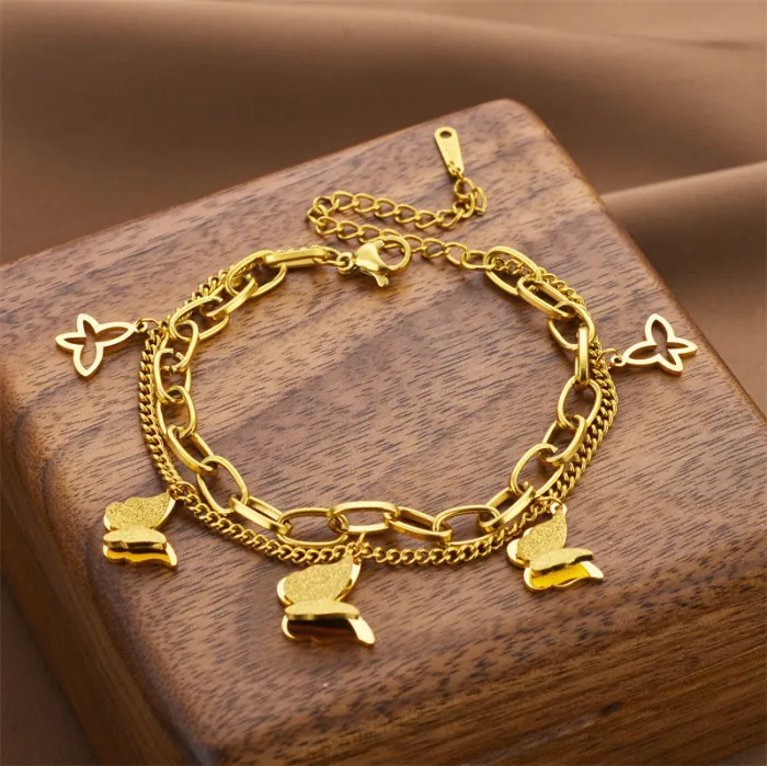 Bohemian Style Titanium Steel Women's Bracelet – Korean Fashion, Fade-Resistant Jewelry