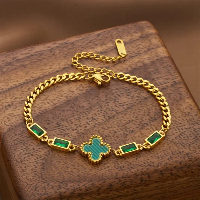 Boho Stainless Steel Bracelet – Korean Style Tarnish-Free Chain for Women | Minimalist Fashion Jewelry | Everyday Wear | Wholesale