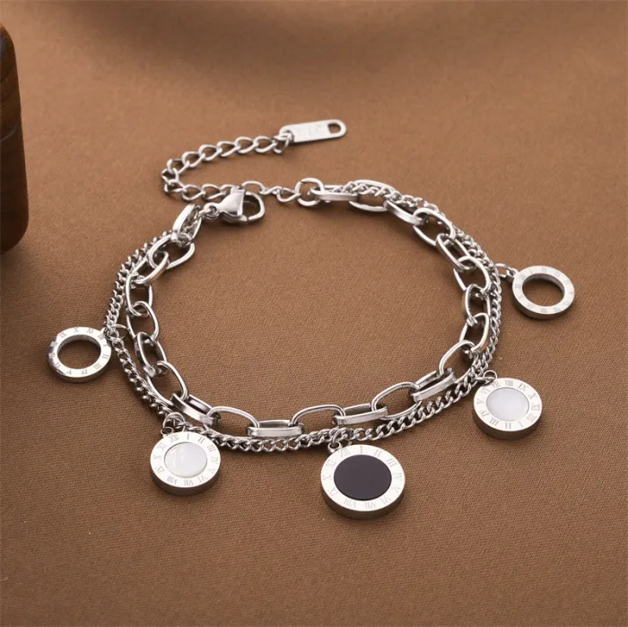 Bohemian Style Stainless Steel Bracelet – Korean Fashion Tarnish-Free Chain for Women | Everyday Minimalist Jewelry | Wholesale