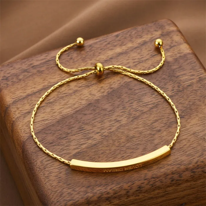 Korean Bohemian Stainless Steel Bracelet – Tarnish-Free Minimalist Chain for Women | Fashion Jewelry | Wholesale