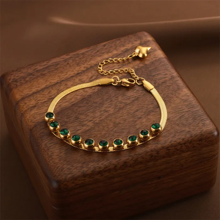 Bohemian Stainless Steel Bracelet – Korean Style Tarnish-Free Chain Bracelet for Women | Fashion Jewelry | Wholesale