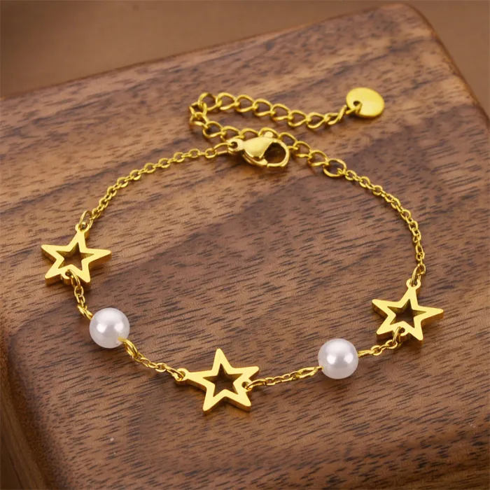 Bohemian Stainless Steel Bracelet – Korean Style Tarnish-Free Fashion Chain for Women | Minimalist Jewelry | Wholesale