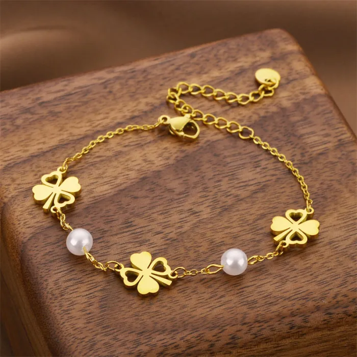 Bohemian Stainless Steel Bracelet – Korean Style Tarnish-Free Women’s Jewelry for Daily Wear | Minimalist | Wholesale