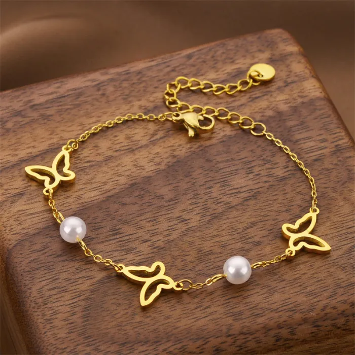 Bohemian Stainless Steel Bracelet – Korean Style Tarnish-Free Fashion Jewelry for Women | Minimalist Daily Wear | Wholesale