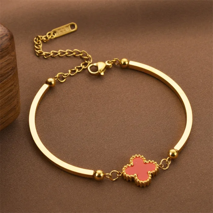 Bohemian Style Stainless Steel Bracelet – Korean Minimalist Tarnish-Free Jewelry for Women | Everyday Wear | Wholesale