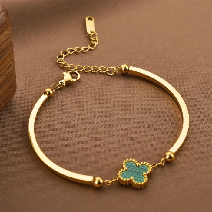 Bohemian Style Stainless Steel Bracelet – Korean Minimalist Tarnish-Free Jewelry for Women | Everyday Wear | Wholesale