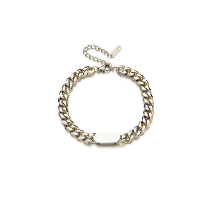 Gold Chunky Chain Jewelry Set – Unisex Hip Hop Titanium Steel Necklace & Bracelet for Men and Women | Minimalist Statement Style | Wholesale