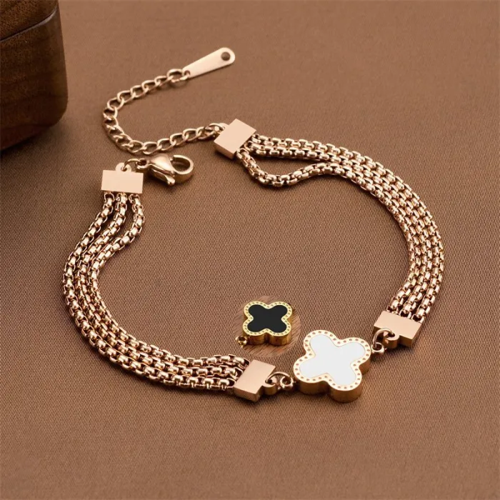 Bohemian Stainless Steel Bracelet – Korean Style Tarnish-Free Chain for Women | Fashion Jewelry | Wholesale