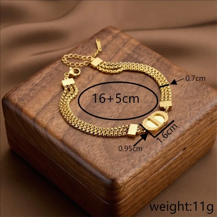Bohemian Stainless Steel Bracelet – Korean Style Tarnish-Resistant Chain for Women | Minimalist Fashion Jewelry | Wholesale