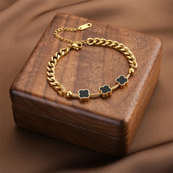 Bohemian Style Stainless Steel Bracelet – Korean Minimalist Tarnish-Resistant Chain for Women | Fashion Jewelry | Wholesale