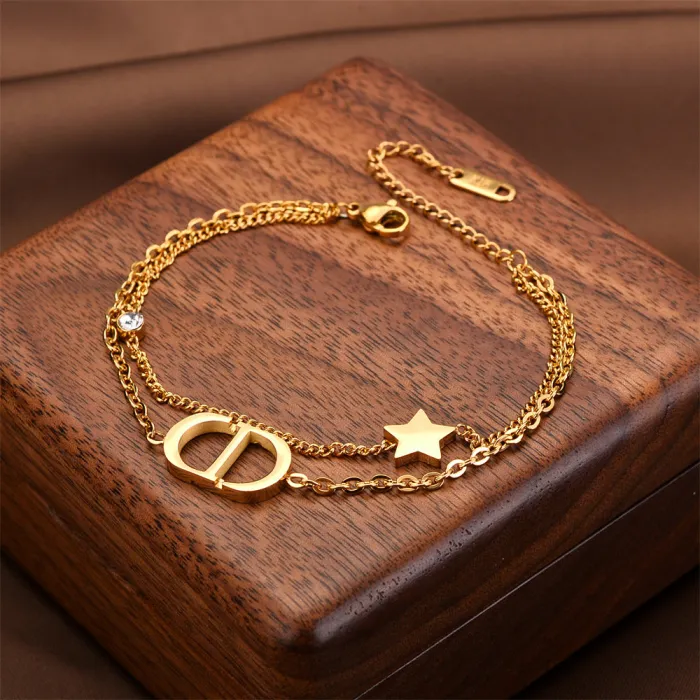 Bohemian Style Stainless Steel Bracelet – Korean Fashion Tarnish-Free Chain for Women | Minimalist Jewelry | Wholesale