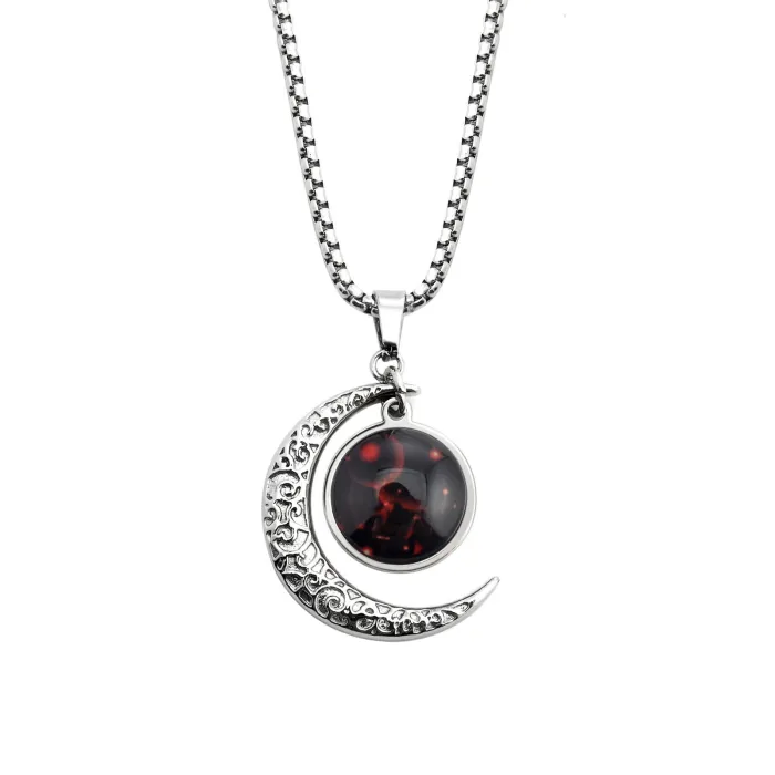 Zodiac Glow-in-the-Dark Necklace – 12 Constellation Pendants in Stainless Steel for Couples | Trendy Ins Style | Wholesale