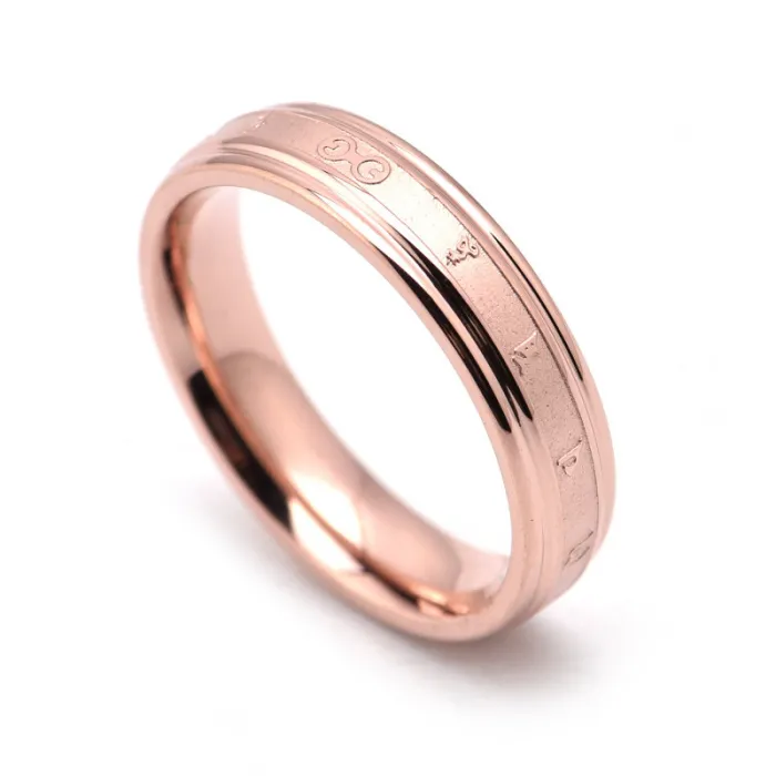 Chinese Style Titanium Steel Black Ring – Minimalist Narrow Band with Six-Character Mantra | Unisex Fashion Jewelry | Wholesale