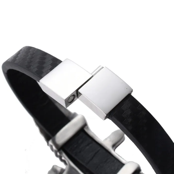 Best-Selling Men’s Leather Braided Bracelet – Vintage Style with Stainless Steel Magnetic Clasp & Bold Eagle Charm | Fashion Wristband | Wholesale