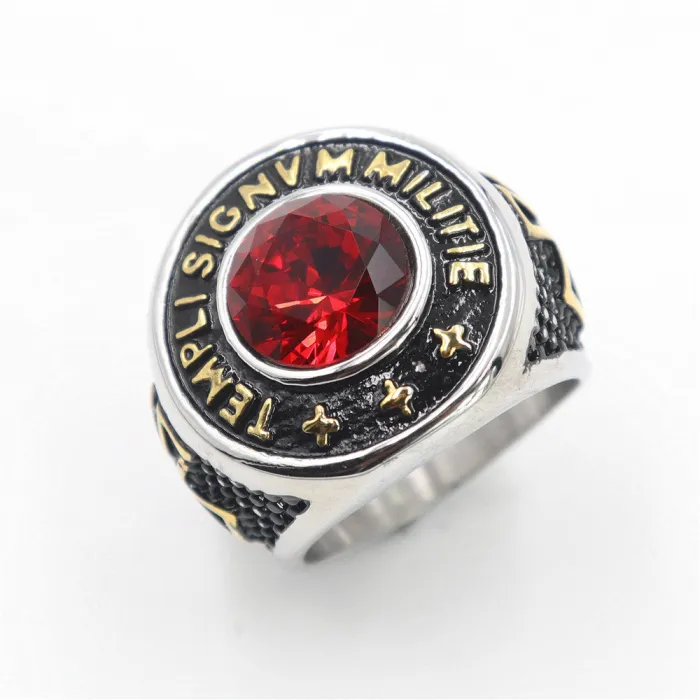 Vintage Cross Ring for Men – Stainless Steel Christian Band, Gothic Religious Jewelry Wholesale
