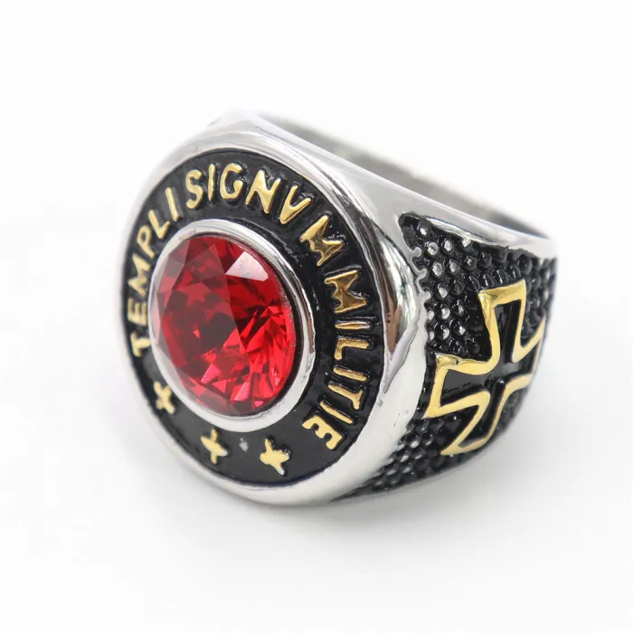 Vintage Cross Ring for Men – Stainless Steel Christian Band, Gothic Religious Jewelry Wholesale