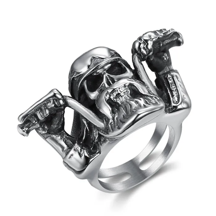 Motorcycle Ring for Men – Biker Style Stainless Steel Riding Ring, Motorcycle Design Jewelry Wholesale