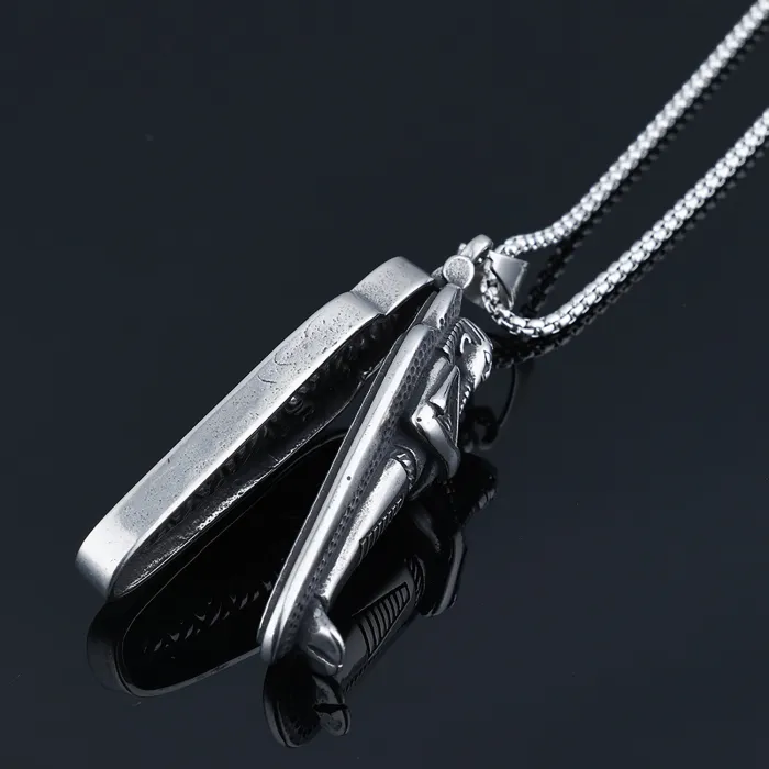 Egyptian Sarcophagus Pendant – Ancient Mythology Stainless Steel Mummy Necklace | Gothic Retro Jewelry | Wholesale