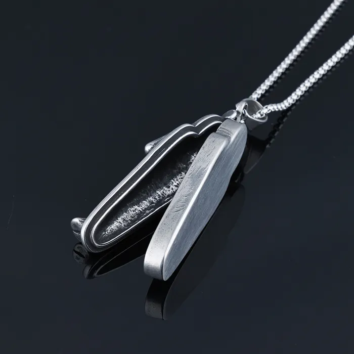 Egyptian Sarcophagus Pendant – Ancient Mythology Stainless Steel Mummy Necklace | Gothic Retro Jewelry | Wholesale