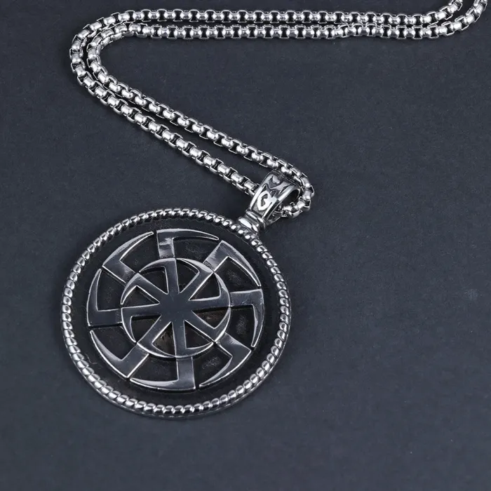 Punk Style Streetwear Pendant – Retro-Inspired Stainless Steel Necklace for Daily Wear | Trendy Vintage Jewelry | Wholesale