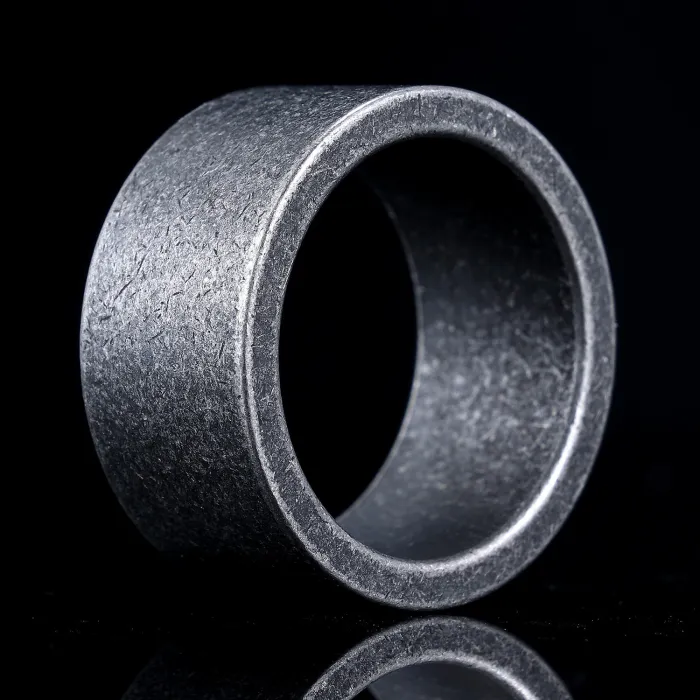 Vintage Punk Style Stainless Steel Ring – Matte Finish Simple Daily Wear Ins Style | Tarnish-Free Minimalist Finger Ring | Wholesale