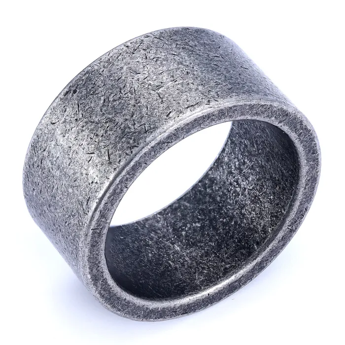 Vintage Punk Style Stainless Steel Ring – Matte Finish Simple Daily Wear Ins Style | Tarnish-Free Minimalist Finger Ring | Wholesale