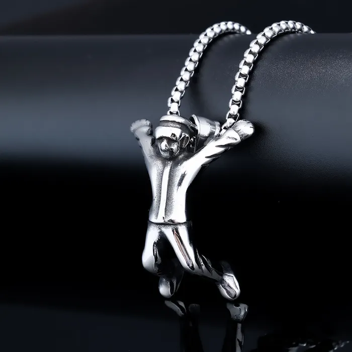 Unisex DIY Sports Design Pendant – Fashion Stainless Steel Charm for Daily Wear | Tarnish-Free Street Style Accessory | Wholesale