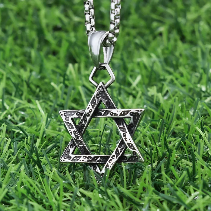 Viking Pentagram Pendant – Retro Hollow Out Stainless Steel Necklace | Norse Style Amulet for Men | Gothic Jewelry | Wholesale