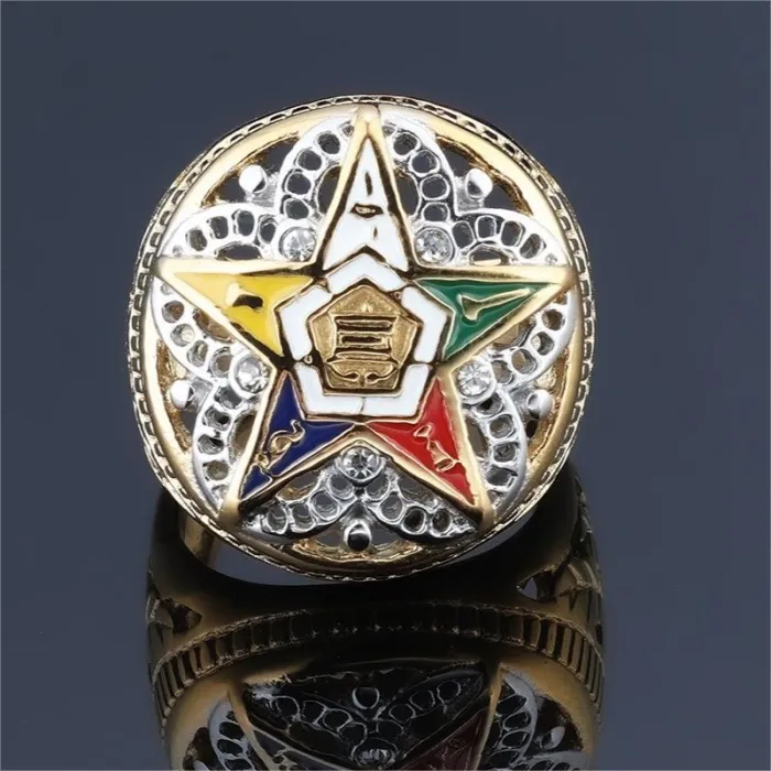 Wholesale Star Ring – Stainless Steel Five-Pointed Design with Rhinestones for Men & Women | Bulk Jewelry Supplier