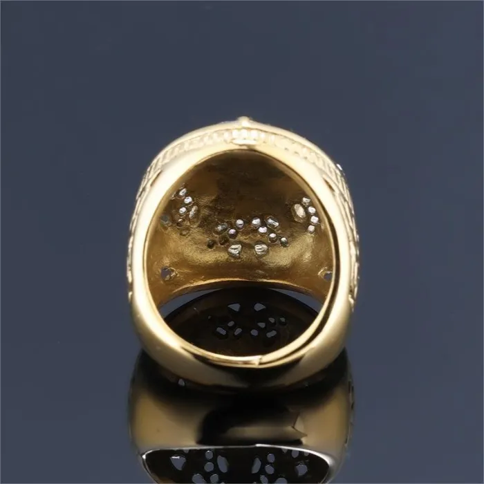Wholesale Star Ring – Stainless Steel Five-Pointed Design with Rhinestones for Men & Women | Bulk Jewelry Supplier
