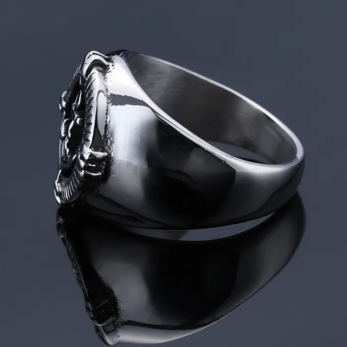 Wholesale Anchor Ring – Stainless Steel Nautical Jewelry in Retro INS Style | Fade-Resistant Bulk Supplier
